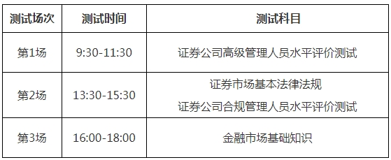 中国证券业协会：2024年4月证券行业水平评价预约测试公告