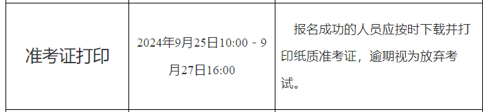 2024年上海审计师考试准考证打印时间：2024年9月25日-9月27日