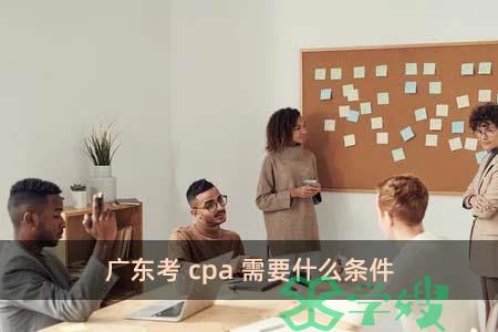 广东考cpa需要什么条件