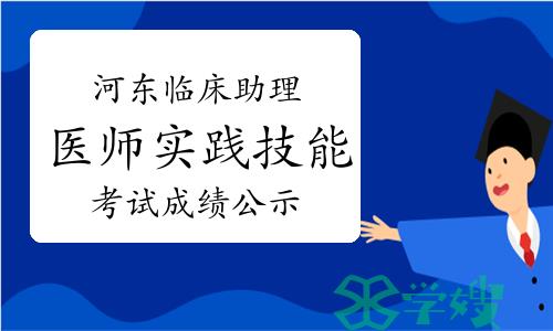 2023年天津河东临床助理医师实践技能考试成绩公示（四）