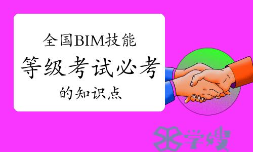 全国BIM技能等级考试必考的知识点：渲染、漫游