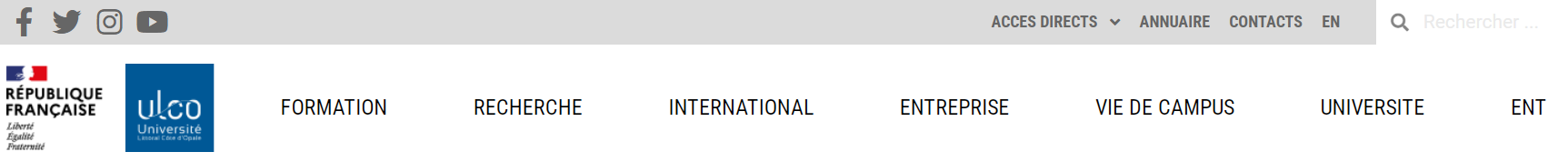 法国滨海大学：https://www.univ-littoral.fr/