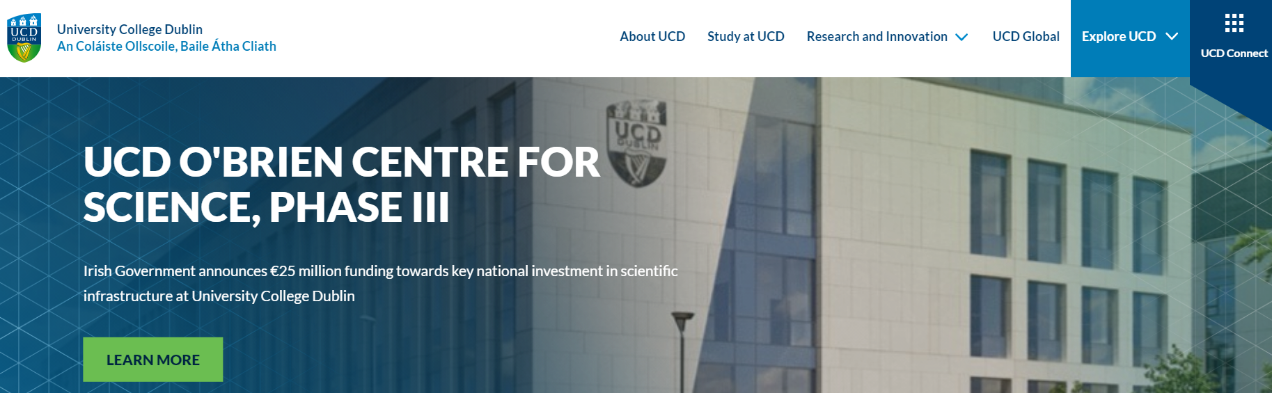 爱尔兰都柏林大学：https://www.ucd.ie/