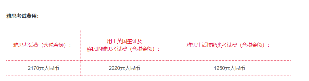 2024年2月雅思考试费用及报名缴费入口（已开通）