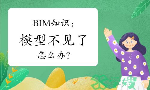 BIM知识：模型不见了，怎么办？