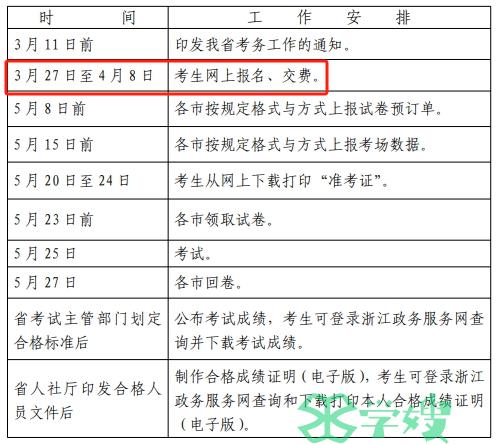 2024年浙江省注册安全工程师报名时间3月27日至4月8日