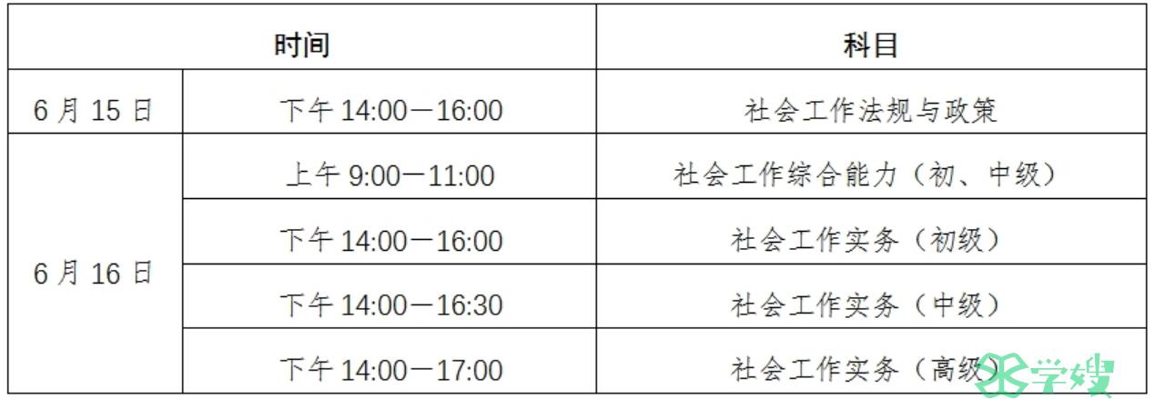 2024宁夏社会工作者报考时间：报名在4月7日-4月16日，考试在6月15日-6月16日