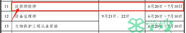 2024年注册测绘师官网报名时间预计为6月20日-7月10日