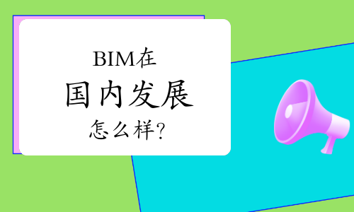 BIM在国内发展怎么样？