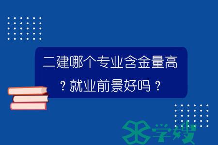 二建哪个专业含金量高？就业前景好吗？.jpg