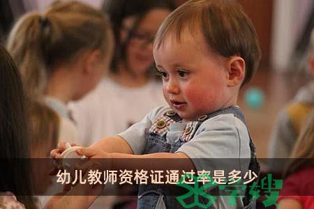 幼儿教师资格证通过率是多少