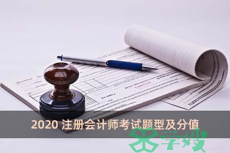 2020注册会计师考试题型及分值