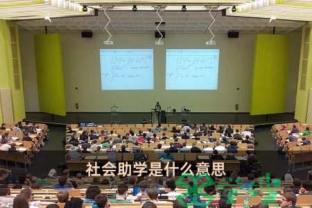 社会助学是什么意思